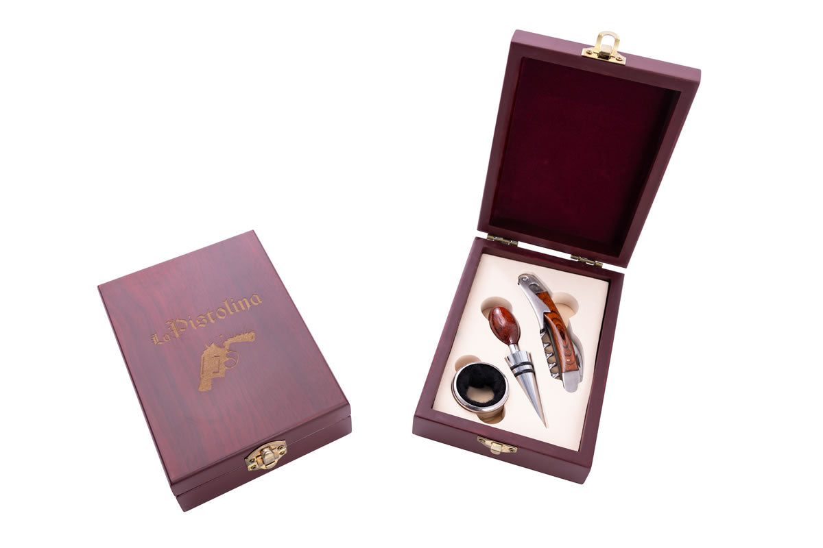 Pro Wooden Wine Accessory Kit's