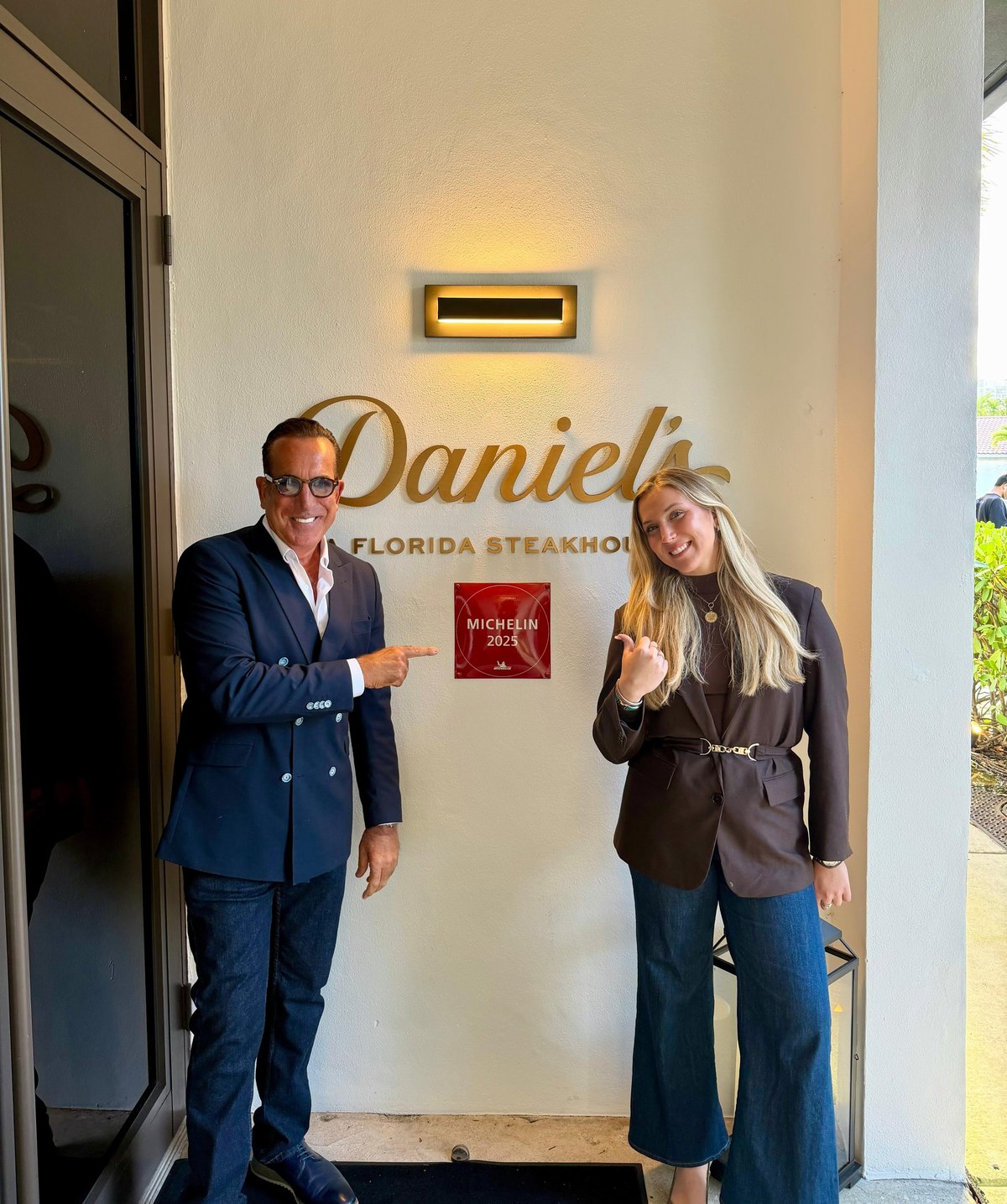 Good company at Daniel’s Florida Steakhouse
