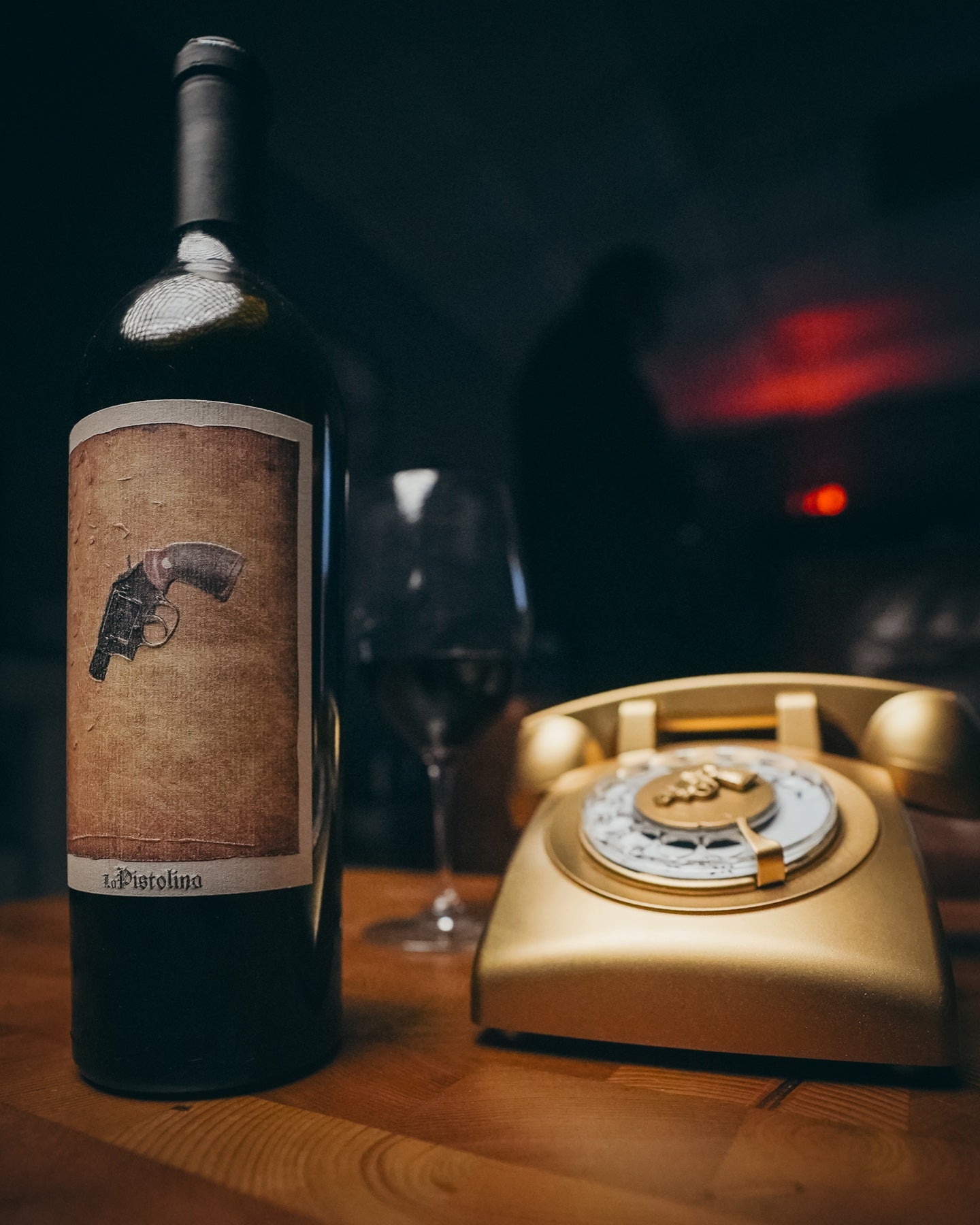 La Pistolina 2022 Napa Cabernet — La Pistolina at the table
